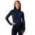 Ariat SolVeil Half Zip Baselayer NAVY ECLIPSE FRONT
