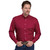 Roper Red Button Down Long Sleeve Shirt FRONT