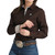 Cinch Stretch Java Brown LS Shirt SIDE