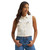 Wrangler Off White Denim Sleeveless Snap Shirt