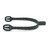 AJR Sport Matte Black Square End Spur 25 MM