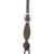 Martin Saddlery Roughout Rosette One Ear Headstall CHEEK