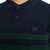 Boys Maximilian YR Glee Polo Shirt GREEN/NAVY FRONT LOGO