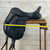 Used Custom Saddlery Flight Monoflap Dressage Saddle flap width