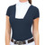RJ Classics Celeste SS Show Shirt NAVY BIB DETAIL