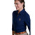 Sixteen Cypress Sport Piqué LS Shirt NAVY SIDE