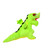 Mighty Green Dragon Dog Toy BACK