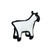 Tuffy Jr. Barnyard Sheep Dog Toy BACK ANGLE