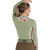 Dapplebay Grace 1/4 Zip LS Riding Top GREEN BACK