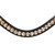 Lumiere Athens Luxury Double Bridle CRYSTAL BROWBAND DETAIL