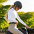 TKEQ Chloe High Collar Technical Top WHITE SIDE