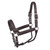 Perri's Buck Stitch Halter HAVANA/BLACK