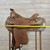 Used Broken Horn Western Equitation Saddle skirt measure