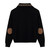 Hannah Childs Quinn 1/2 Zip Sweater BLACK BACK