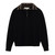 Hannah Childs Quinn 1/2 Zip Sweater BLACK FRONT