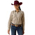 Ariat Kirby Chocolate Plum Lurex Stripe LS Shirt FRONT