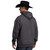 Men's Stetson Western Wear Grey Hoodie BACK