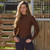 Solid Citizen Mel Feather Air Mock Neck Top CHOCOLATE FRONT