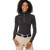 Kastel Denmark Lace Inset Mesh Sleeve Shirt BLACK FRONT