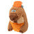 Godog Silent Squeak Capybara Dog Toy Front
