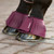 LeMieux Rubber Bell Boots Blackberry IN USE