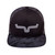 Kimes Ranch Jacinto Hydro FlexFit Cap BLACK CAMO FRONT