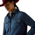 Ariat Grizzly Quilted Barn Jacket Navy FRONT DETAIL