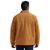 Wrangler Western Lined Canvas Barn Coat BROWN SUGAR BACK