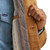 Wrangler Western Lined Canvas Barn Coat BROWN SUGAR LINING + INSIDE POCKET
