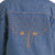 Rock & Roll Denim Steer Embroidery Jacket EMBROIDERED DETAIL