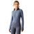 Ariat SolVeil 1/2 Zip Baselayer GRISAILLE FRONT