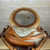 Used Deven Thompson Western Ranch Saddle horn detail