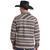 Men's Rock & Roll Denim Jacquard Shirt Jacket BACK
