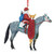Breyer Off to the Races 2026 Santa Ornament RIGHT
