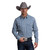 Stetson Railroad Stripe Denim LS Snap Shirt FRONT