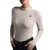 Cavalleria Toscana Tech Wool LS T-Shirt WHITE/RAINY DAY DETAIL