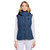 Samshield Shelyne Puffer Vest GALACTIC BLUE FRONT