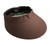 EquiVisorÂ® Helmet Visor CHOCOLATE front