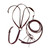 Buckaroo Leather German Martingale with Split Reins
