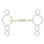 464479 Happy Mouth 3 Ring French Link Gag Bit