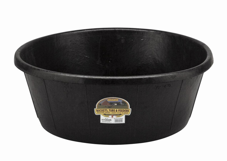 Little Giant Rubber Feed Tub 15 gallon