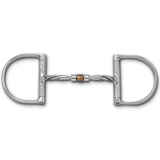 Myler Twisted Copper Roller Comfort Snaffle Dee - MB 03T - Level 1