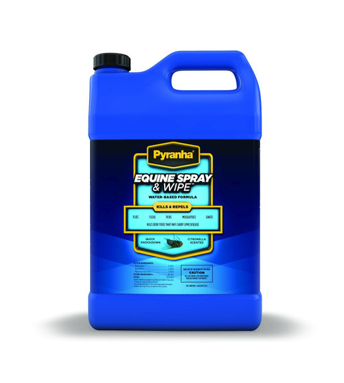 Pyranha Equine Spray & Wipe (water based)
Gallon refill