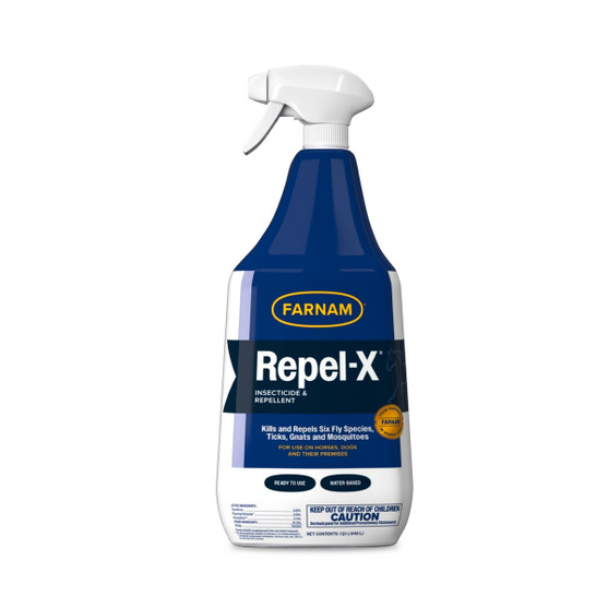 Repel-X Insecticide & Repellent Spray 32oz Front