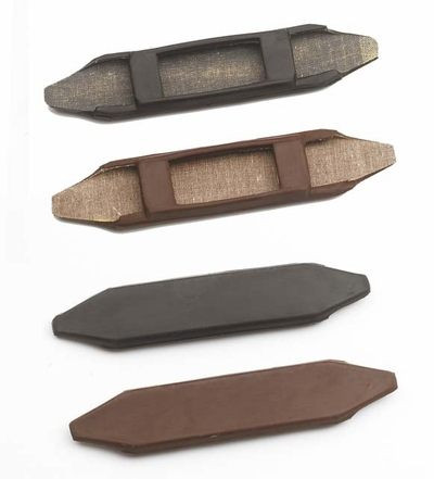 Eco Pure Rubber Curb Chain Guard black and brown