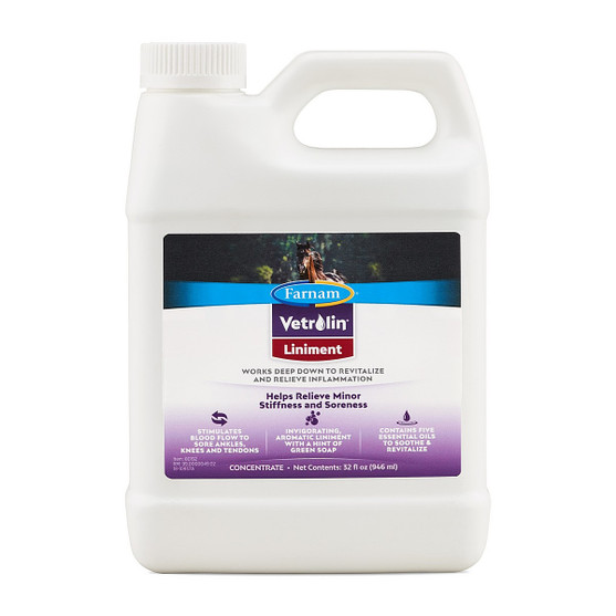 Vetrolin Liniment - 32 oz Front