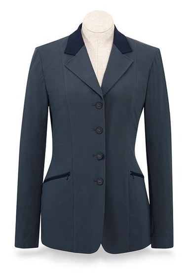 RJ Classics Victory Ladies Show Coat Grey Navy