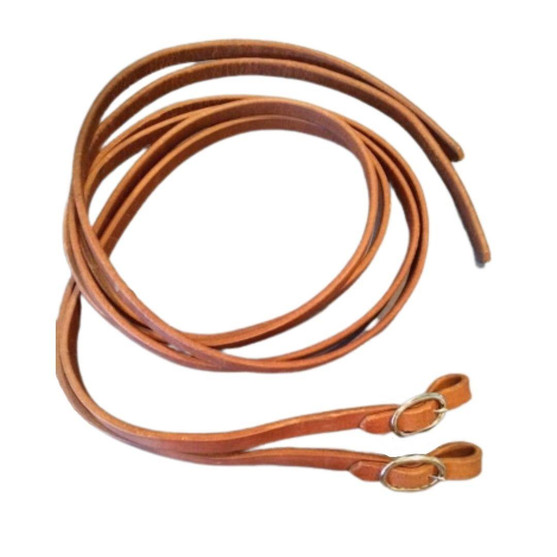Buckaroo Leather Split Reins with Small Buckle