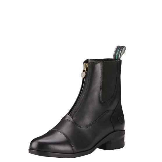 Ariat Heritage IV Zip Paddock Boot BLACK 3-4