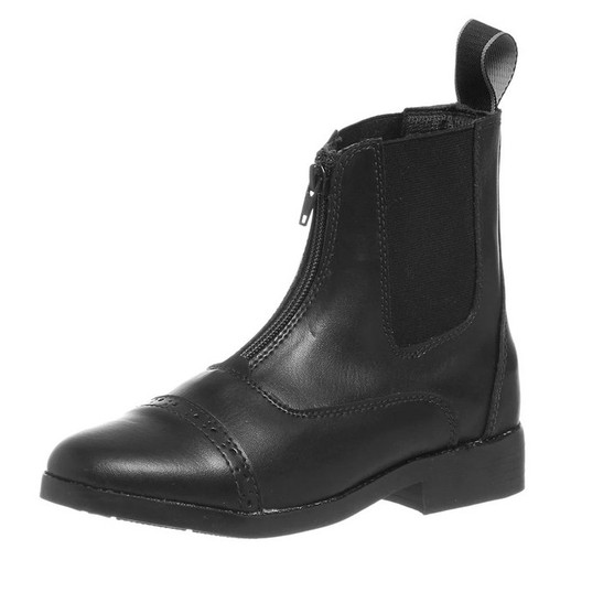 EquiStar Kids Zip Paddock Boot BLACK